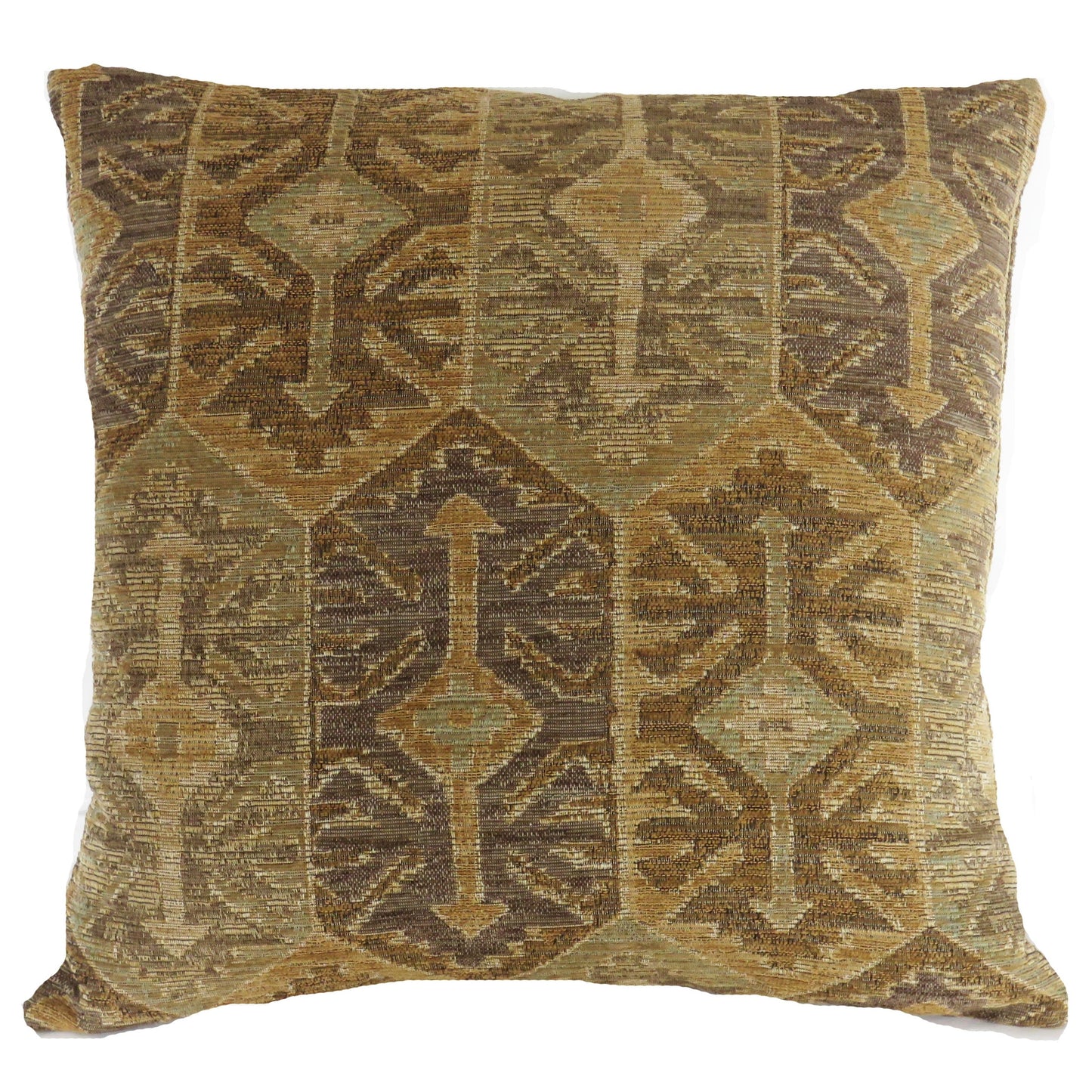 brown southwest style pillow cover kilim geometric