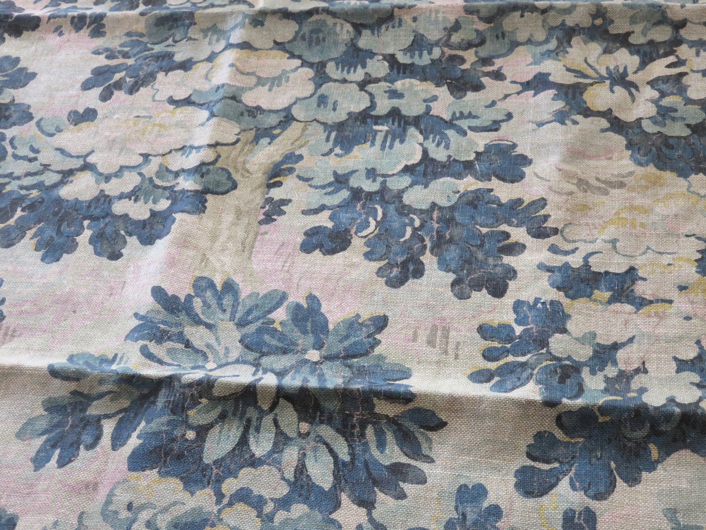 Teal Forest Pillow Cover, 17" Square, Acquitaine Verdure Tapestry Print