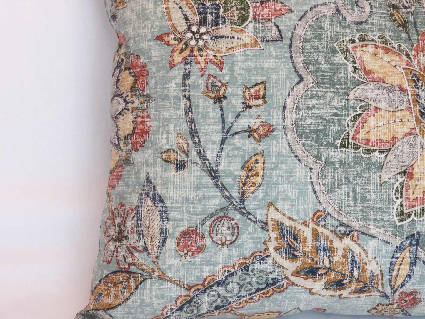 kaufmann andalucia blue pillow cover