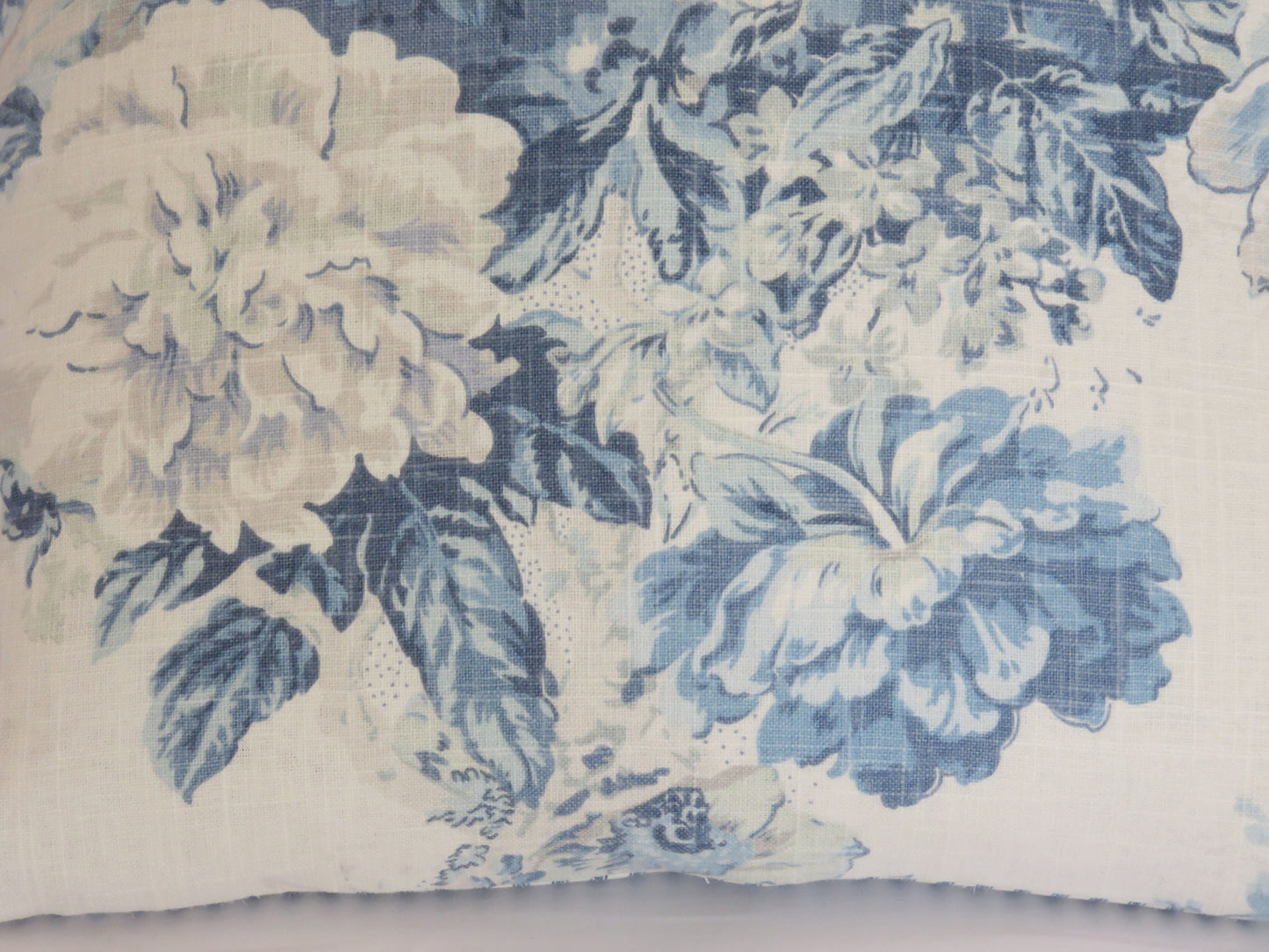 waverly ballad bouquet blue frost pillow cover