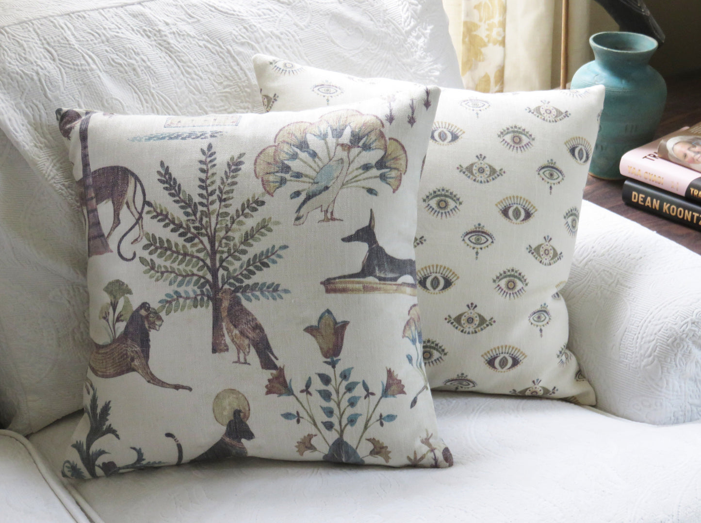 evil eye pillow cover