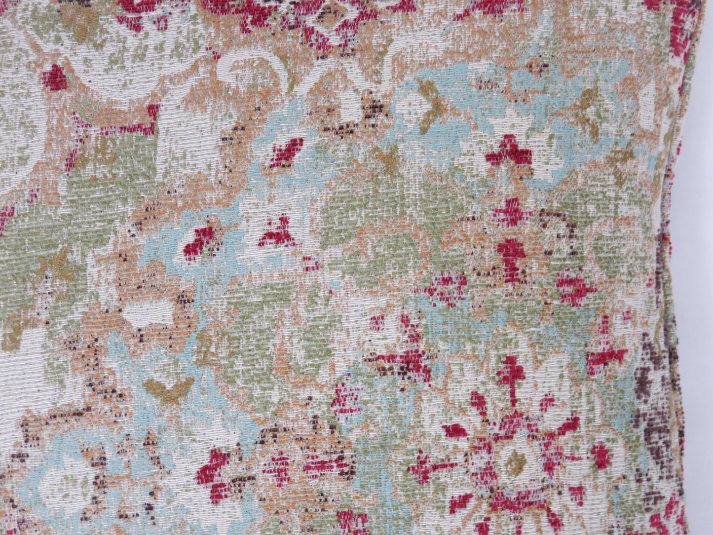 terracotta kilim pillow cover aqua green red