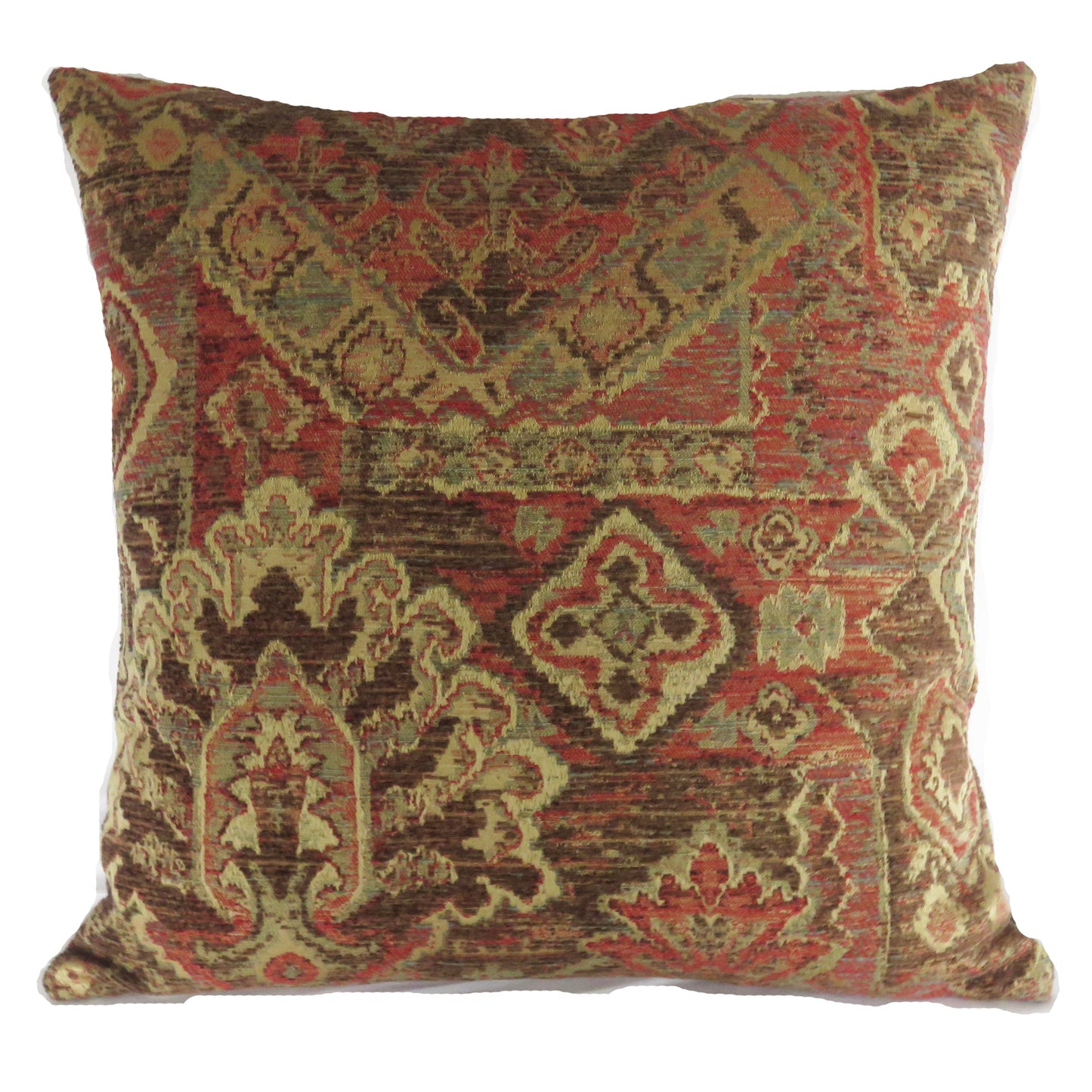 Brown, Rust, Gold  Southwest Style Pillow Cover