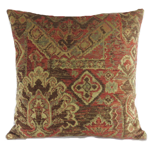 Brown, Rust, Gold  Southwest Style Pillow Cover