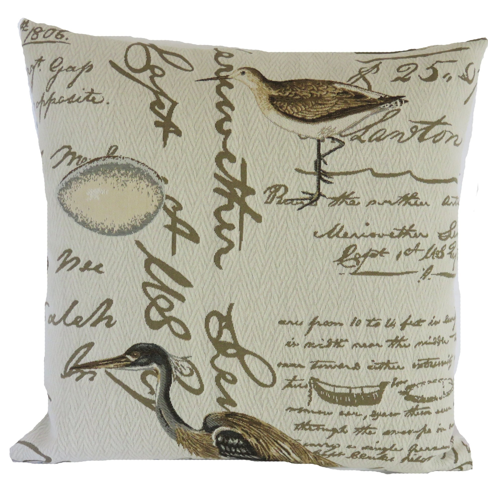 shorebird pillow seamist