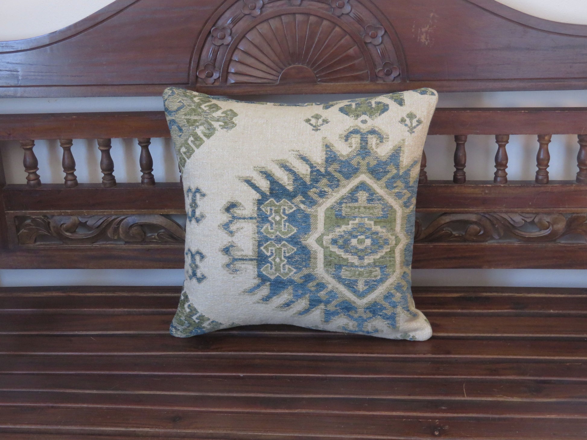 peacock colors southwest pillow cover