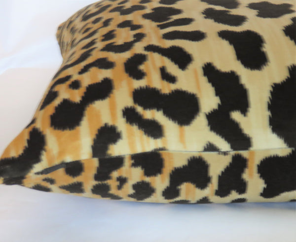 black gold leopard print pillow cover jamil