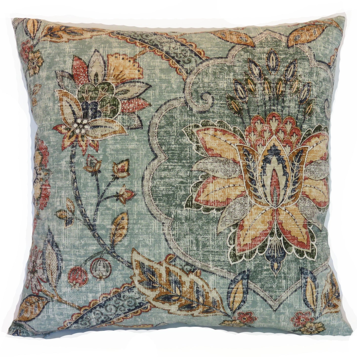 kaufmann andalucia blue pillow cover