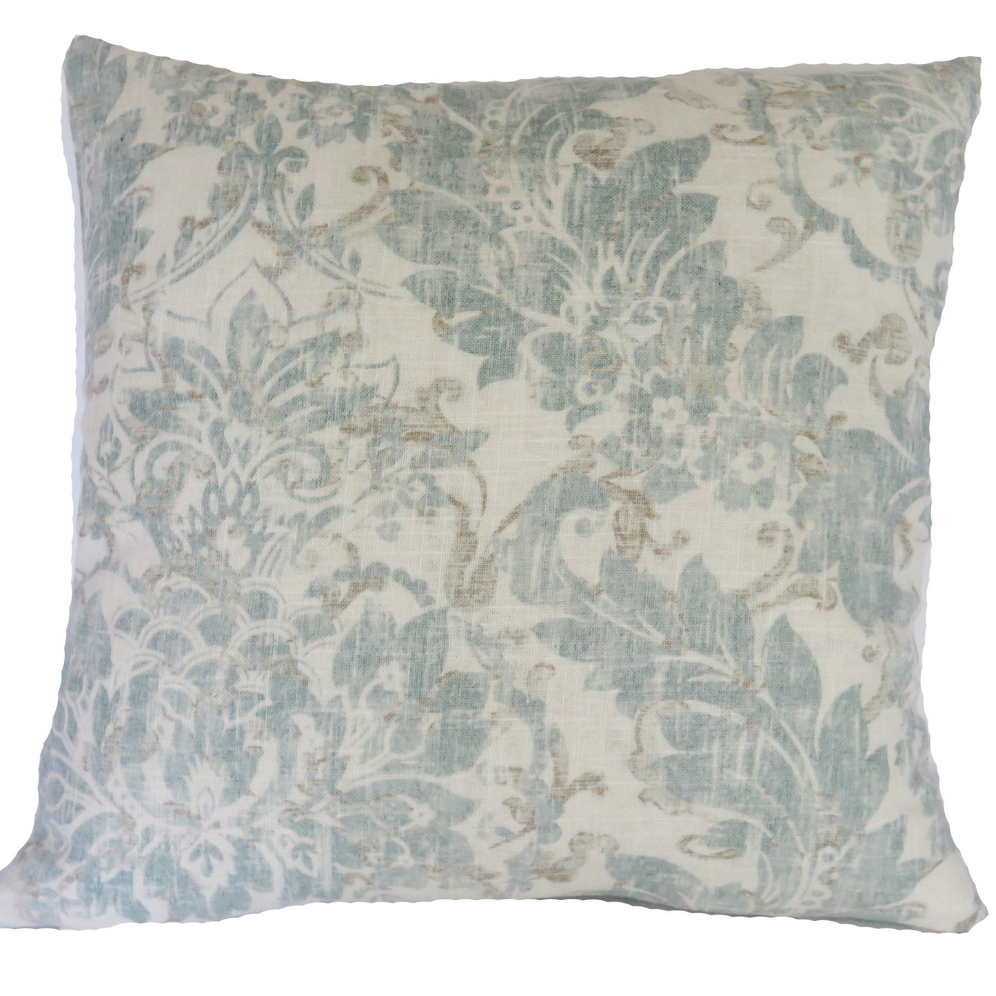 covington downton mist blue pillow