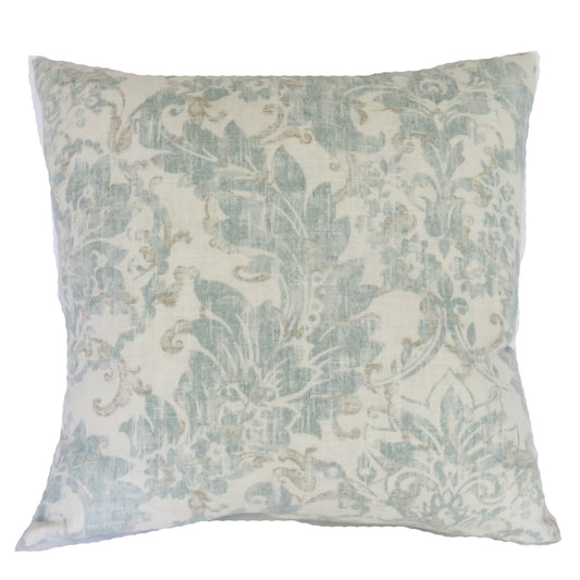 covington downton mist blue pillow