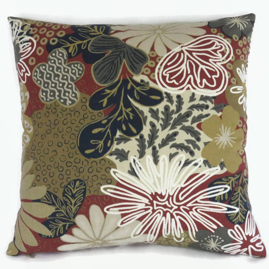 mod floral pillow cover robert allen zomper