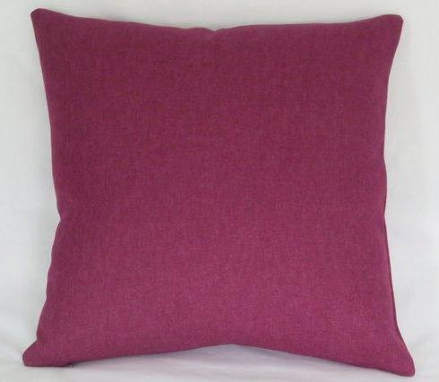 plum purple woven pillow 