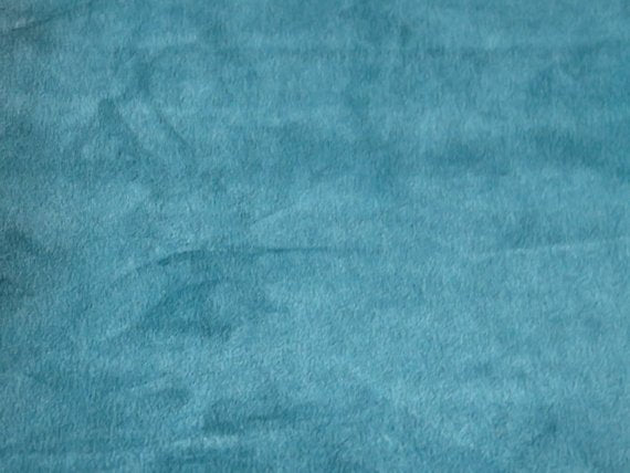 Teal velveteen pillow cover 17" suede-like texture