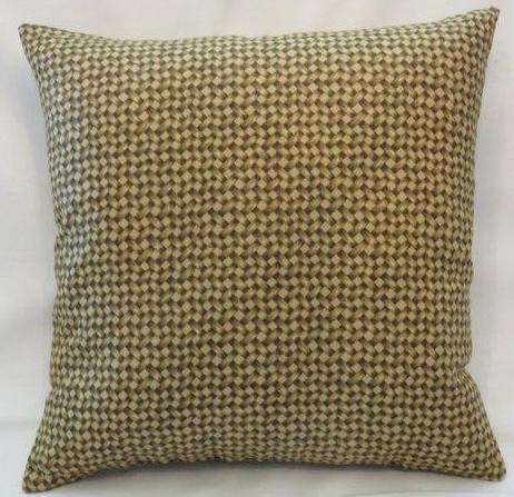 rattan print cotton pillow