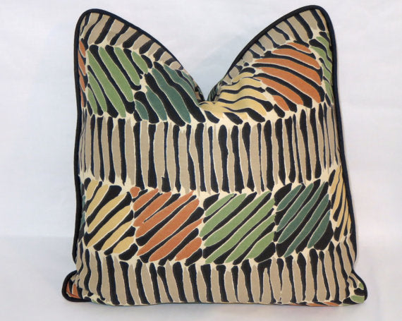Tropical Weave Pillow Cover