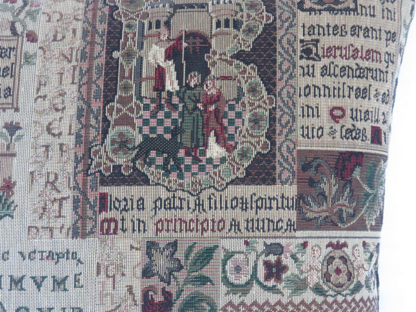 illumination script  tapestry pillow cover