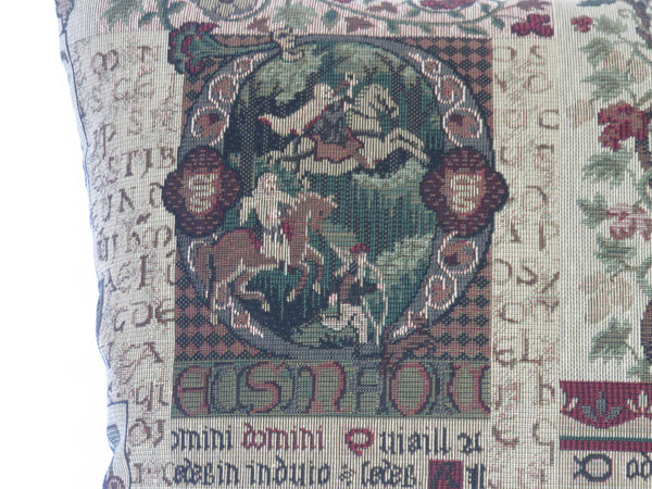 illumination script  tapestry pillow cover