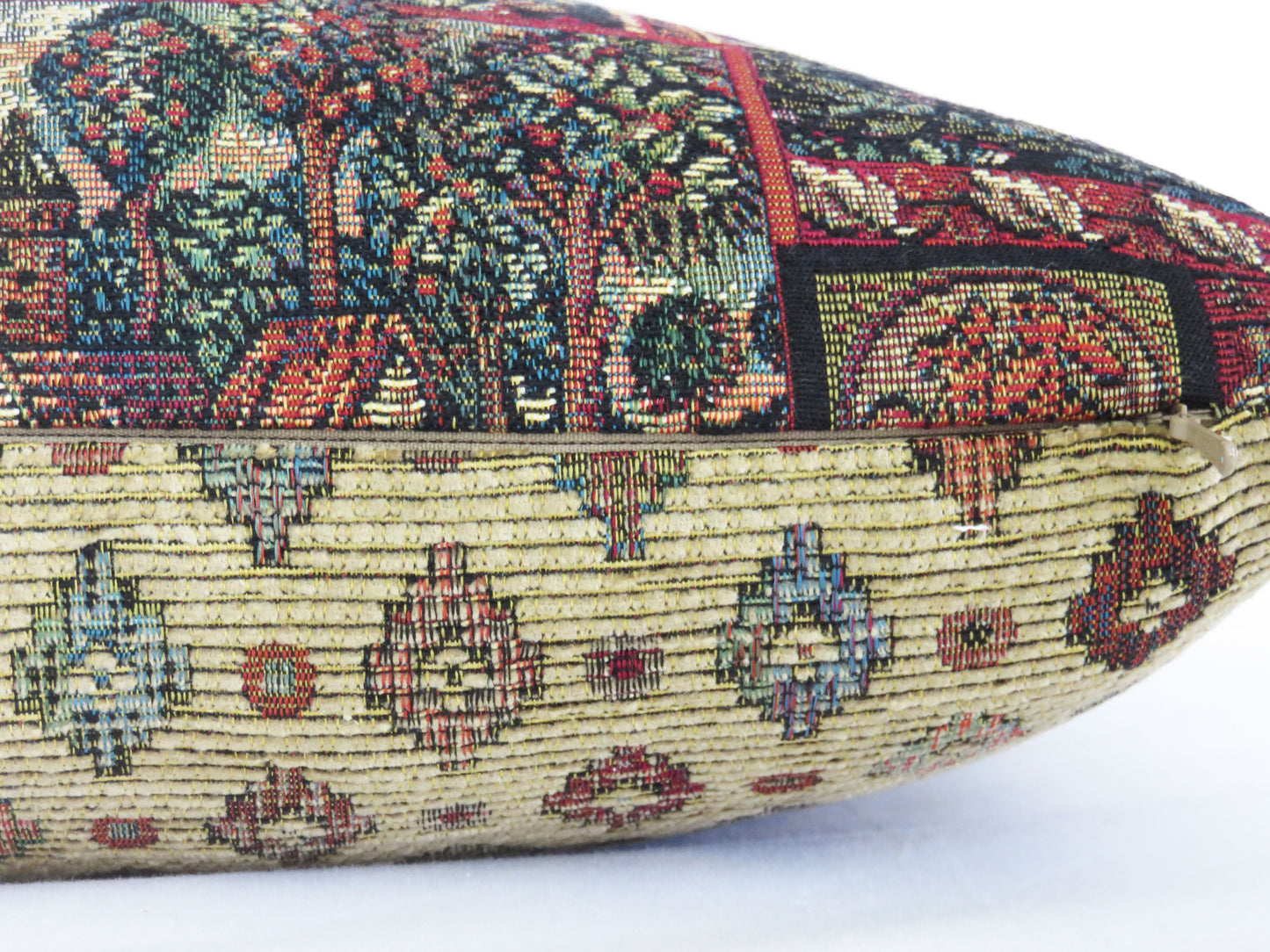 medieval colorful pillow cover