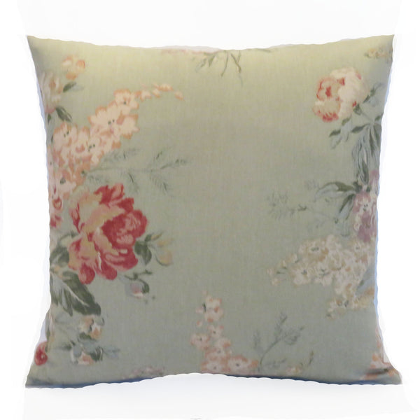 sage green floral pillow cover ralph lauren Anglela