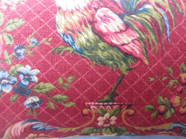 red rooster 11 x 17 lumbar pillow cover, discontinued waverly saison